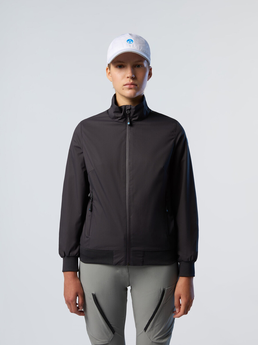 mesh-lined sailor jacket