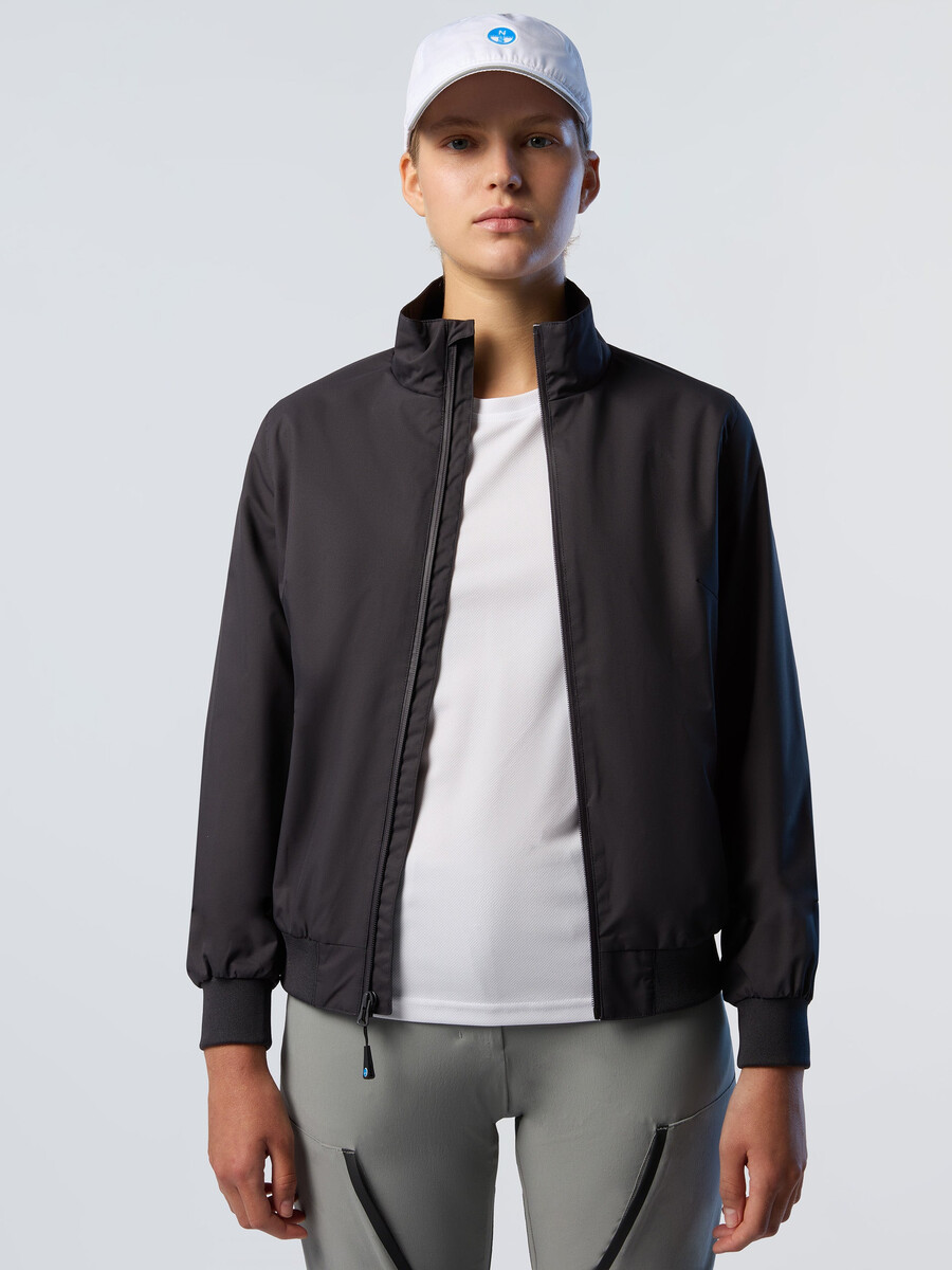 mesh-lined sailor jacket