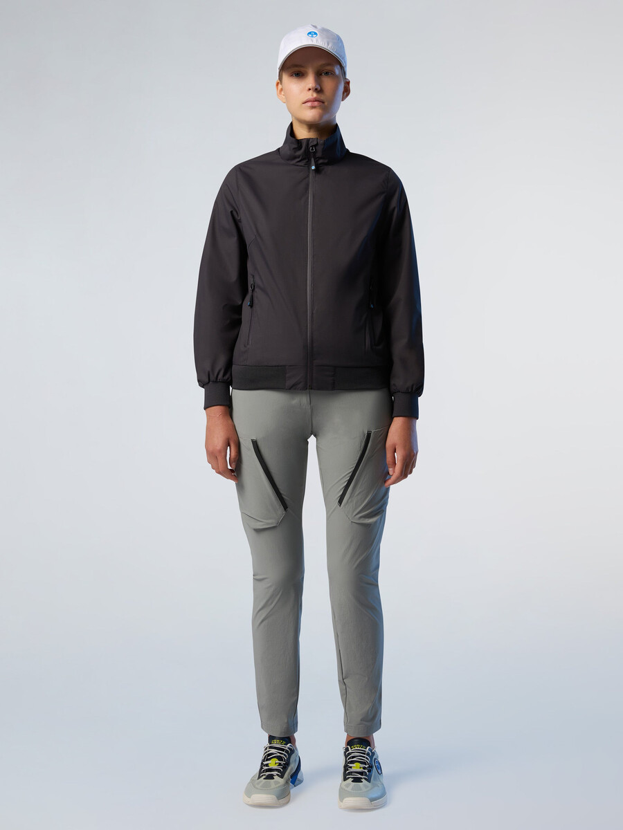 mesh-lined sailor jacket