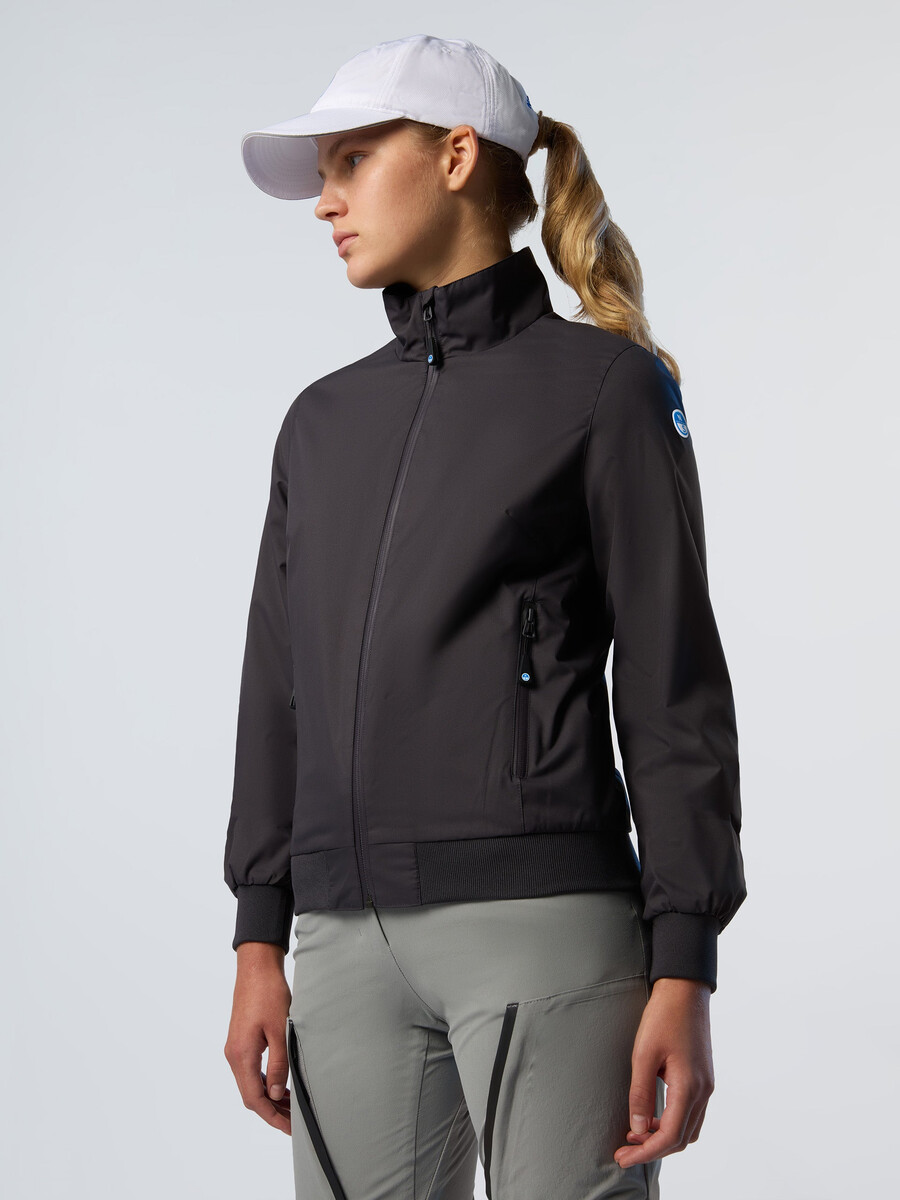 mesh-lined sailor jacket